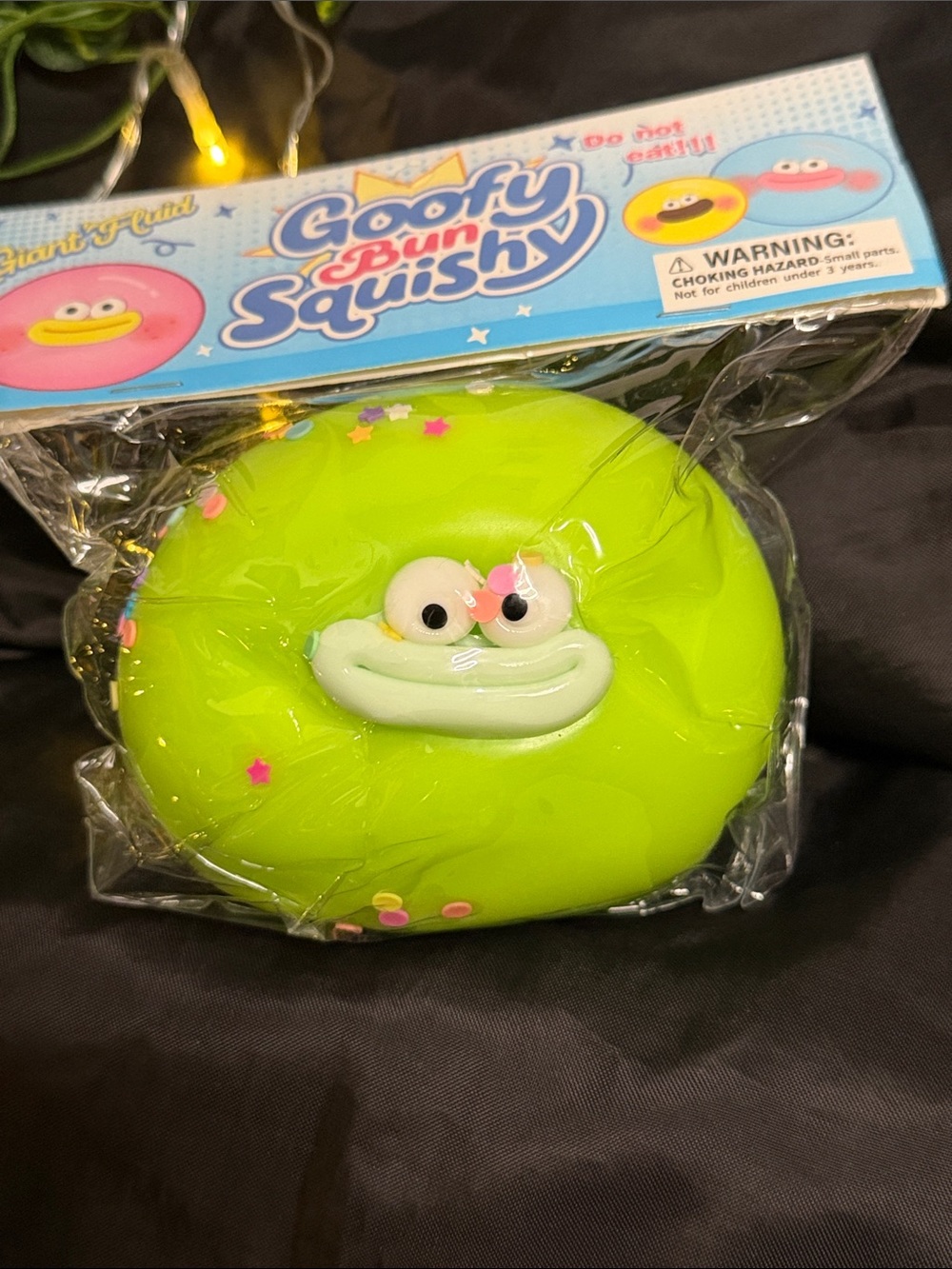 Squishy Kids Jumbo Confetti smoosher Toy - Green